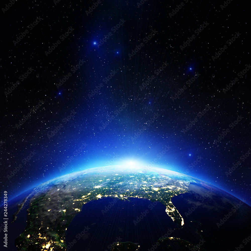 Fototapeta premium America from space