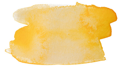 watercolor texture. deep yellow color "1235c" color solid water color painting