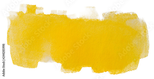 watercolor texture. deep yellow color "1235c" color solid water color painting