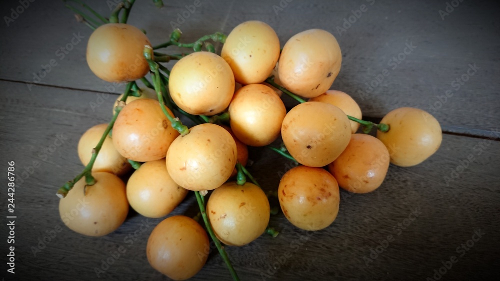 burmese grape or Baccaurea ramiflora burmese grape or Baccaurea ramiflora
