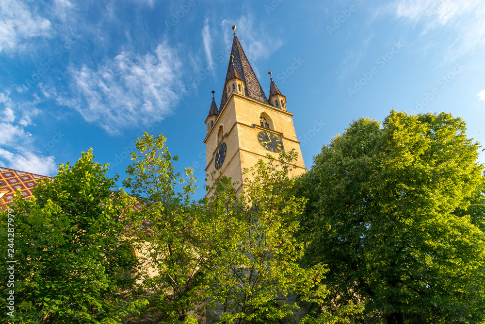 Lutheran Cathedral of Saint Mary in Sibiu, Transylvania region, Romania