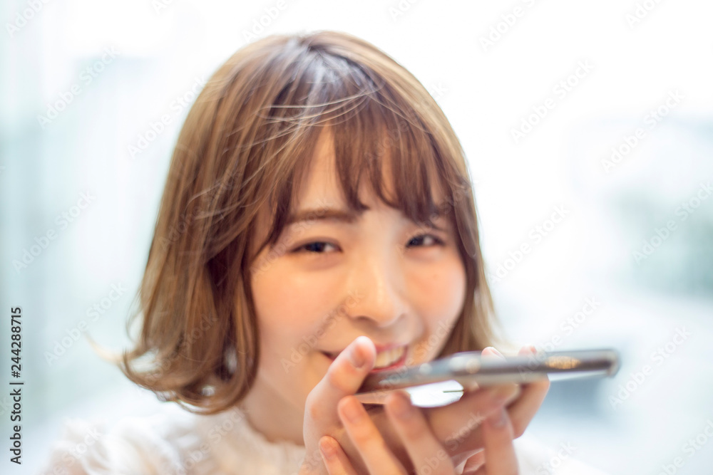 A bright pretty woman, Japan A bright pretty woman, Japan