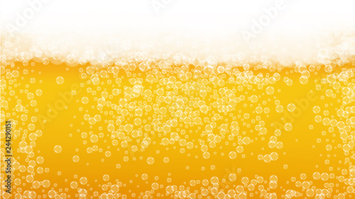 Beer foam. Craft lager splash. Oktoberfest background.
