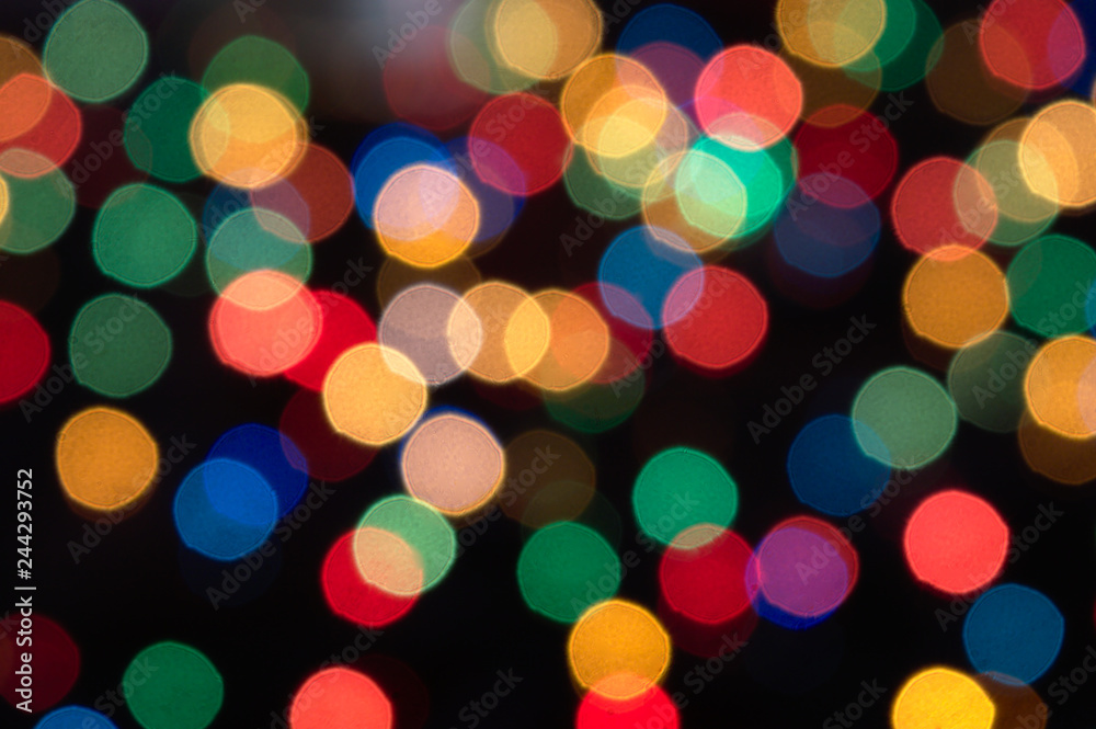 Beautiful Blurry Lights - Full Color Background