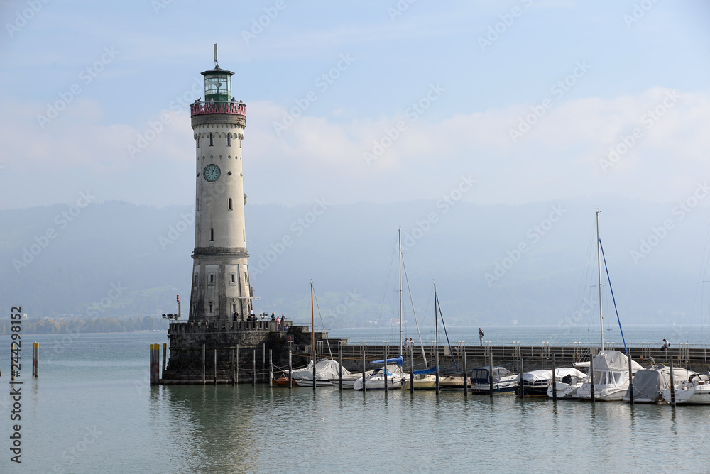 Leuchtturm in Lindau am Bodensee