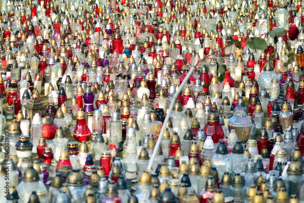 Fototapeta premium Lots of candles