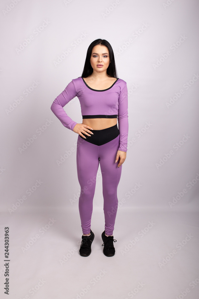 Beautiful young sporty fitness model Beautiful young sporty fitness model