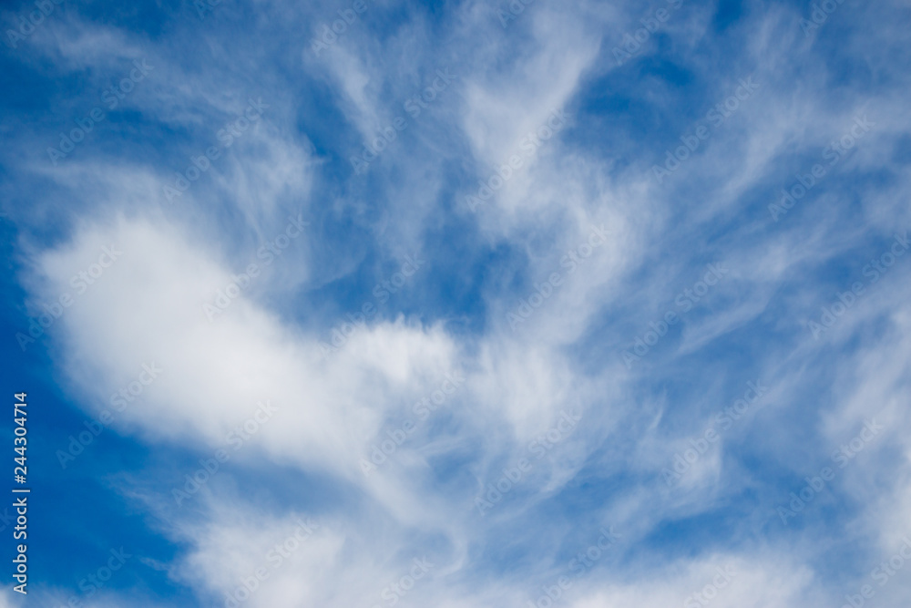 Fototapeta premium The vast blue sky and clouds sky background