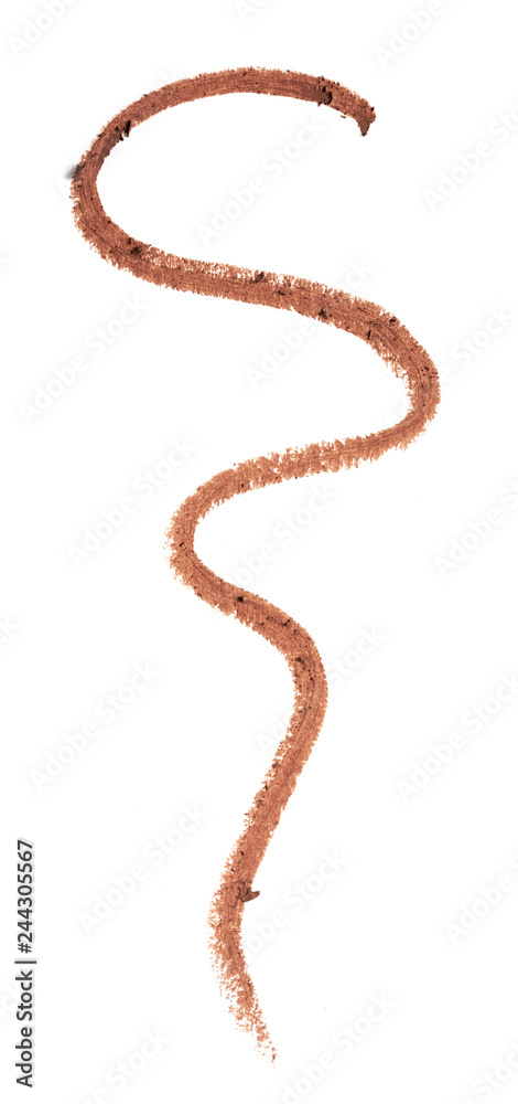 Fototapeta premium Lines drawn by cosmetic pencil