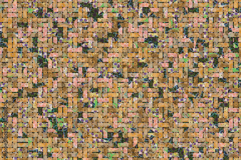 Woven mat, rattan, texture for design background. Woven mat, rattan, texture for design background.