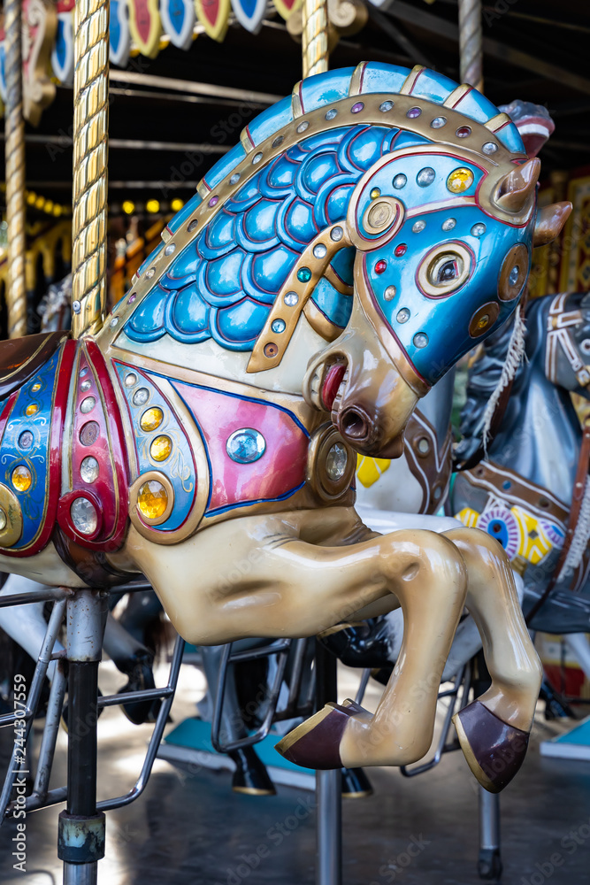 Horse from a classic carousel
