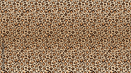 Leopard print pattern. Seamless pattern of leopard skin. Fashionable cheetah fur texture