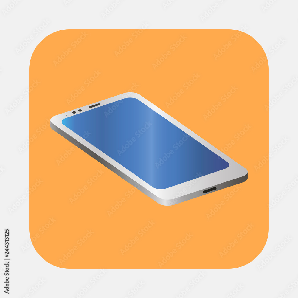 Phone Icon / flat style / Phone Icon Vector / Phone Icon Picture / Phone Icon Drawing / Phone