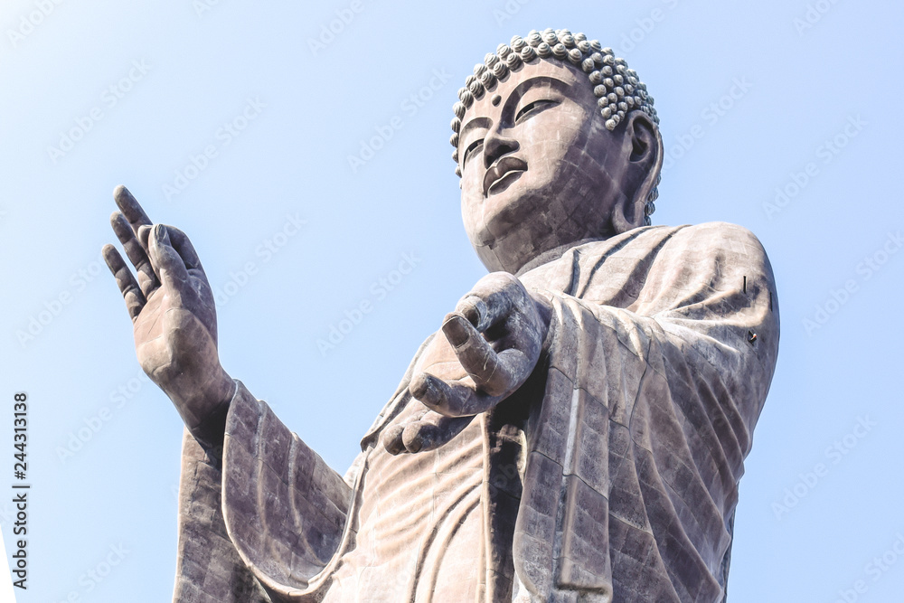 The largest statue in Japan the Bigg Buddha in Ushiku