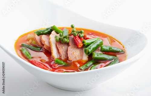 Delicious Chinese Sichuan cuisine, spicy duck breast