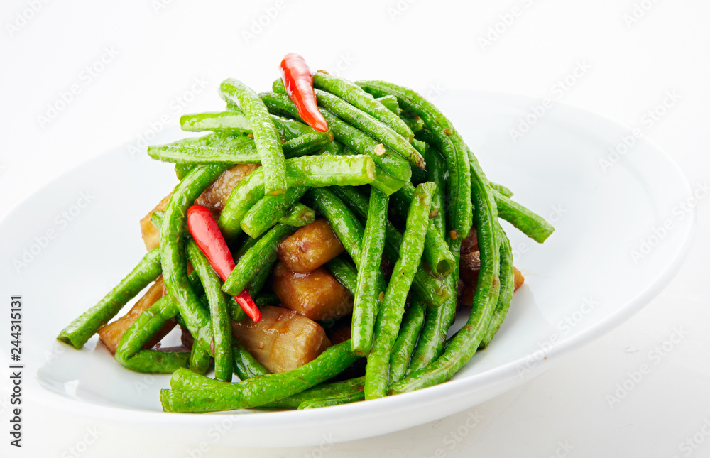 Delicious Chinese cuisine, eggplant beans Delicious Chinese cuisine, eggplant beans