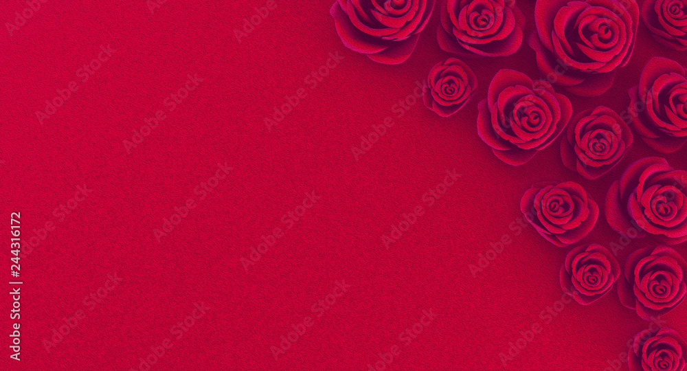 Tượng hoa hồng đỏ trừu tượng đẹp mắt sẽ khiến bạn cảm thấy đầy cảm xúc và lãng mạn. Hình ảnh này sẽ truyền tải tình yêu và tình cảm của một người đàn ông đối với người phụ nữ của mình.