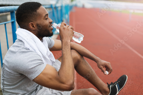 Vászonkép Recreation after workout concept