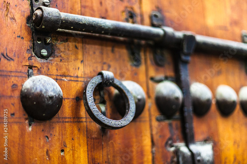 old east door and lock (handle) 