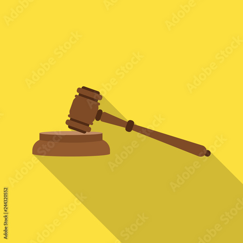 Isolated object of law and lawyer logo. Collection of law and justice stock vector illustration.
