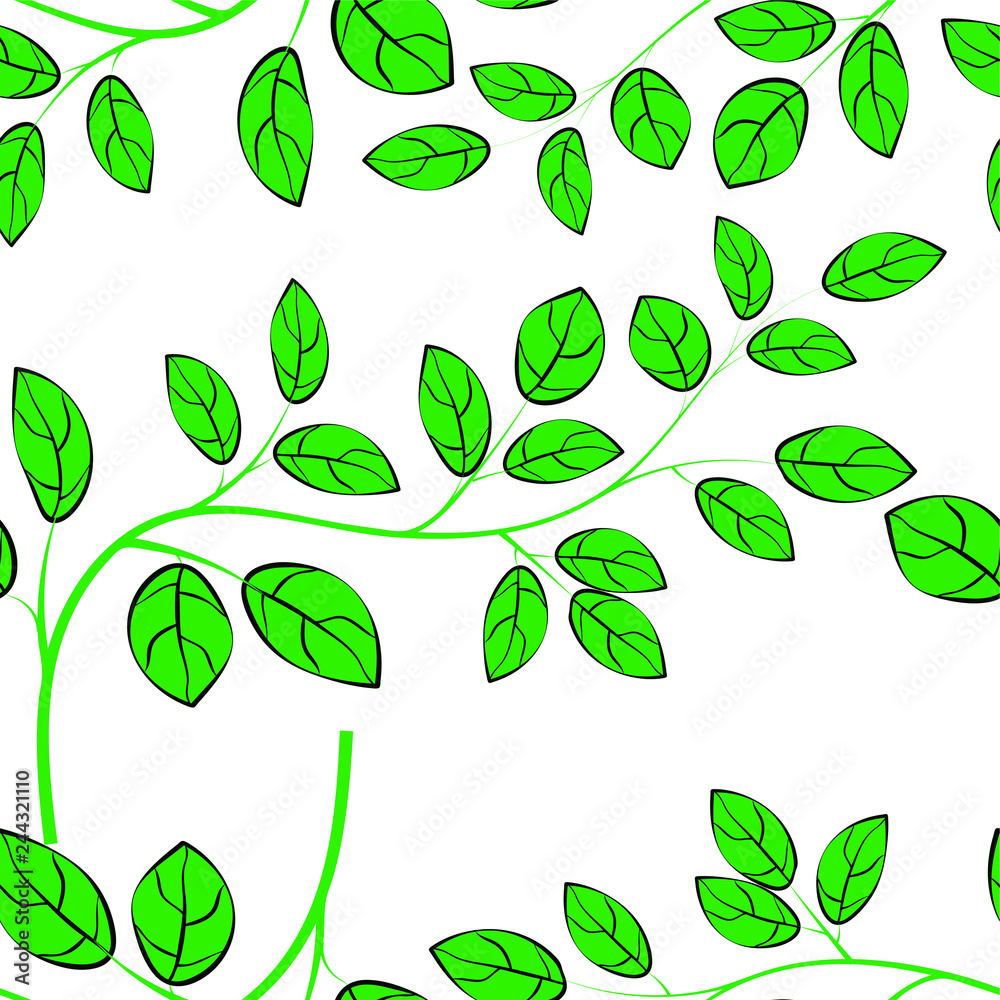 Beautiful leaves seamless pattern vector illustration eps 10. Beautiful leaves seamless pattern vector illustration eps 10.