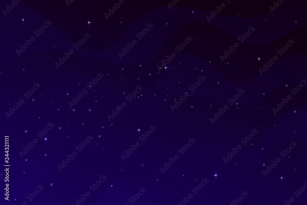 Space flat vector background, planets and stars. Space for your text. Space flat vector background, planets and stars. Space for your text.