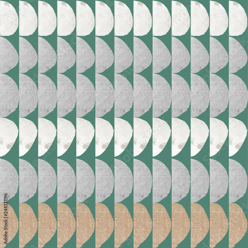 Foto Minimalist Modern Printable Geometric Nordic Art