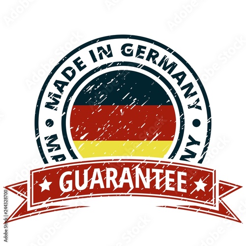 Made in Germany label illustration photo