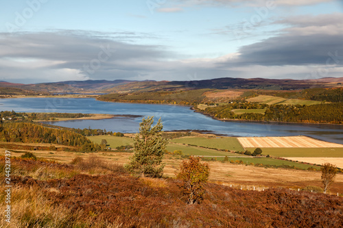 Beautiful View over Cromarty Firth in Highlands Scotland near Inverness photo