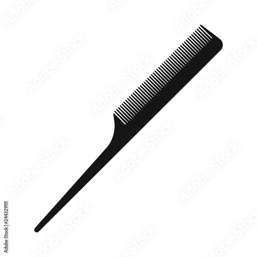 Isolated object of brush and hair logo. Set of brush and hairbrush stock symbol for web.