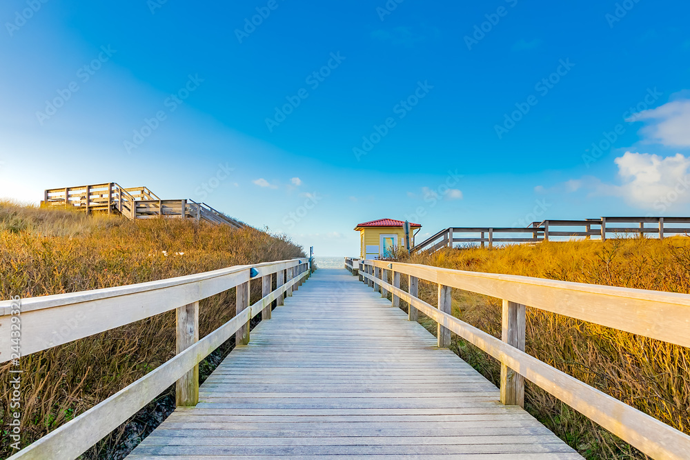 Obraz premium Sylt - Wenningstedt Strandübergang