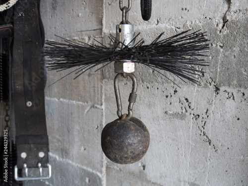 Foto ball,
chimney sweep