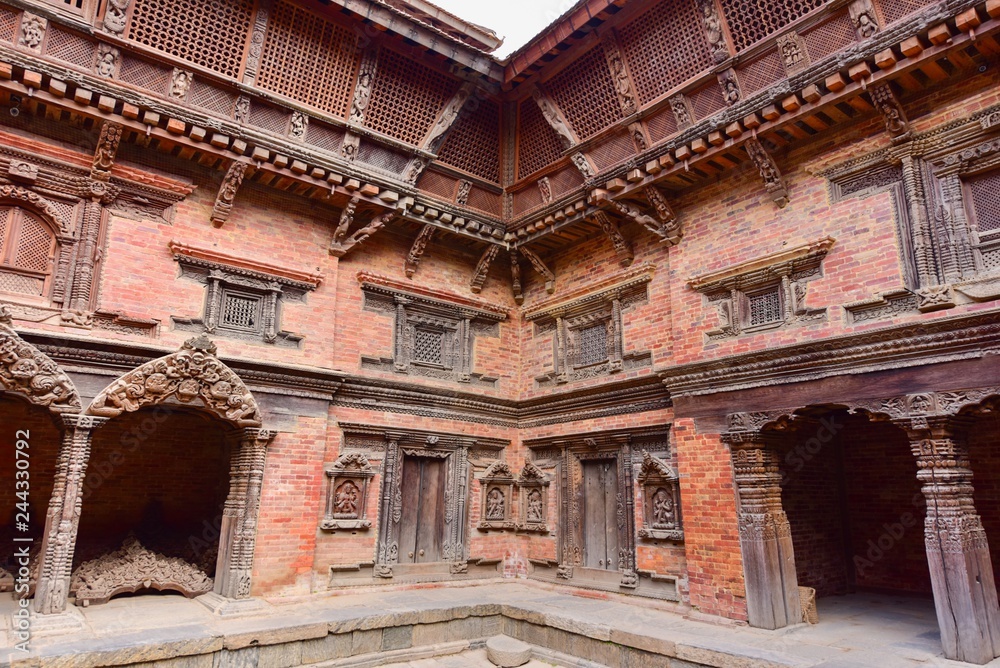 Exterior of Patan Royal Palace Complex in Patan Durbur Square