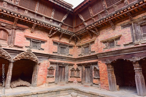 Exterior of Patan Royal Palace Complex in Patan Durbur Square photo