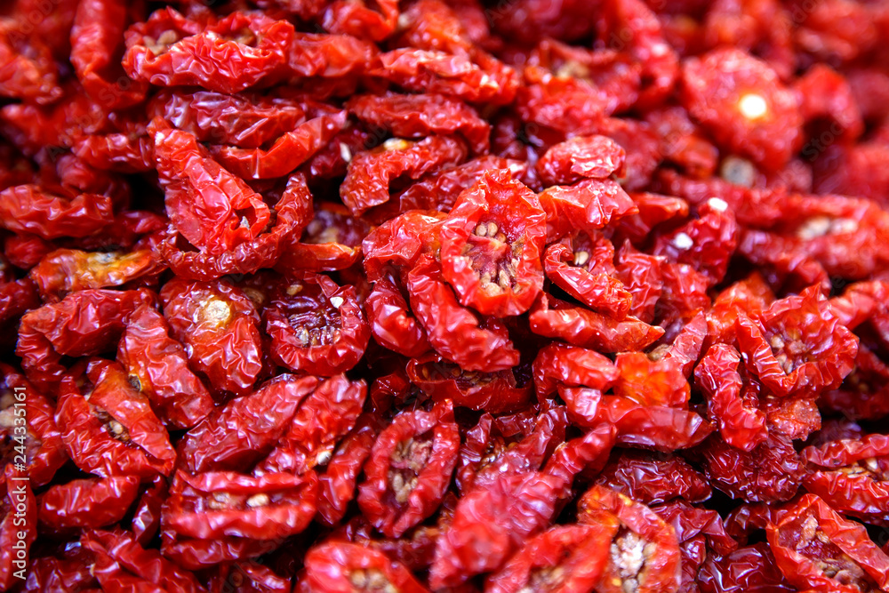 dried red tomatoes background dried red tomatoes background