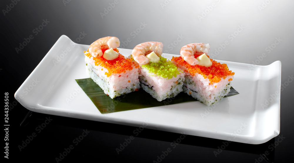 Delicious Japanese food, sushi