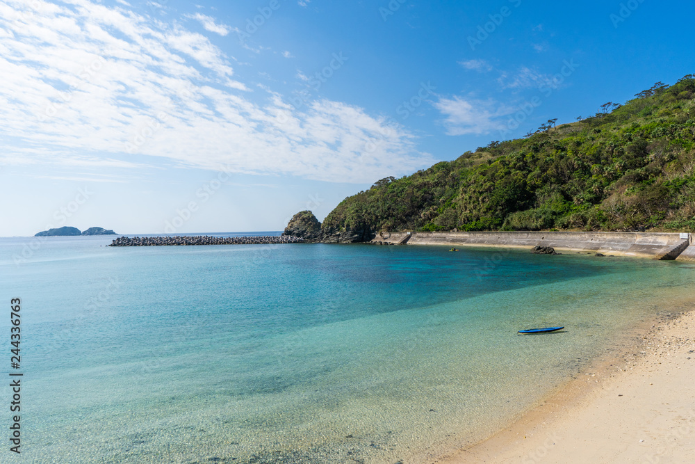 Obraz premium 阿嘉島の美しい海「ケラマブルー」