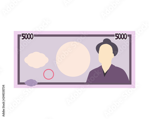 お金　お札　5千円　5000円　五千円