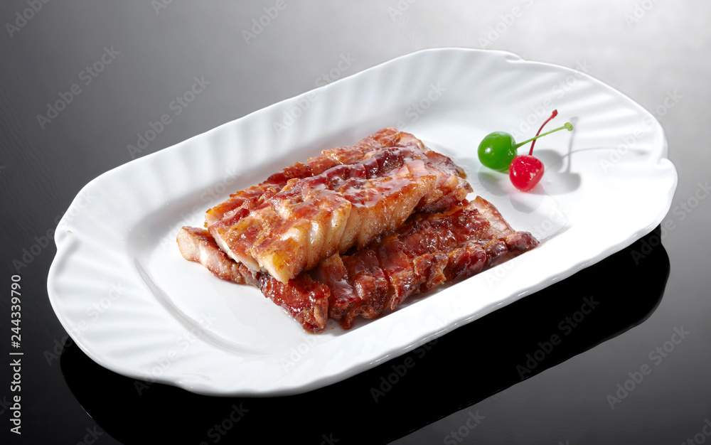 Delicious Chinese food, pork roast Delicious Chinese food, pork roast