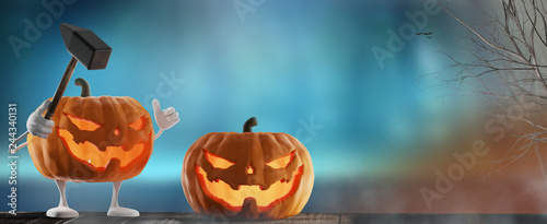 Halloween background funny ...