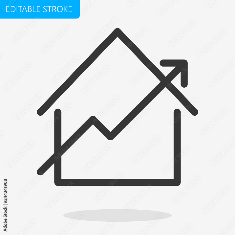 Real estate icon Selling Editable stroke. Pixel perfect Real estate icon Selling Editable stroke. Pixel perfect