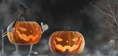 Halloween background funny ...