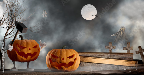 Halloween background funny ...