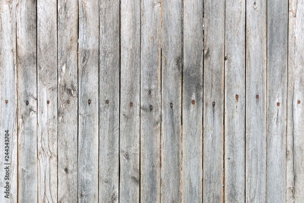 Old wood texture background (wooden fence with nails hats) Old wood texture background (wooden fence with nails hats)