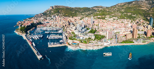 Monte Carlo, Monaco aerial view photo