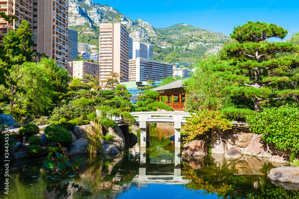 Japanese Garden in Monte Carlo, Monaco