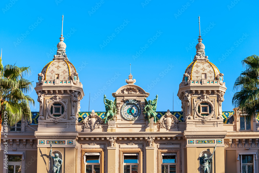 Fototapeta premium Monte Carlo Casino Opera, Monaco