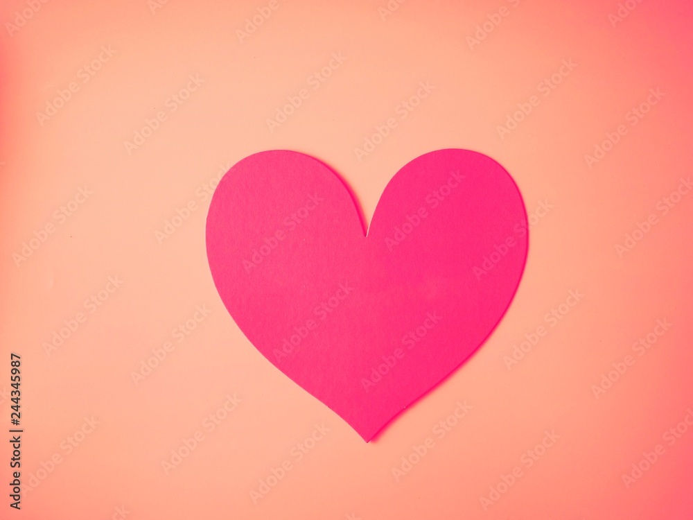 heart on white background heart on white background