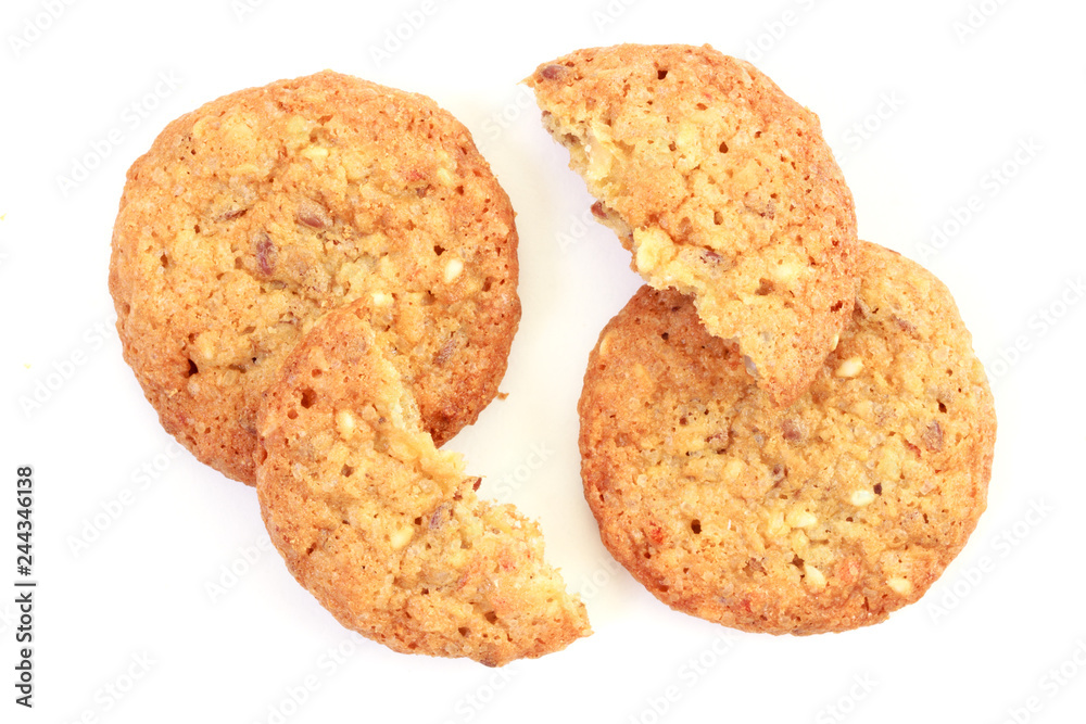 Cereal healthy nutrition cookies with different seeds Cereal healthy nutrition cookies with different seeds