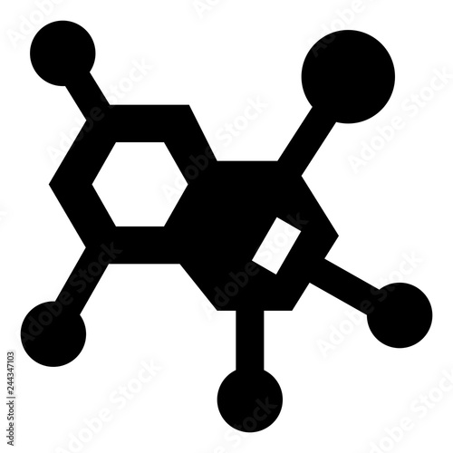 Chemical Compound Vector Icon